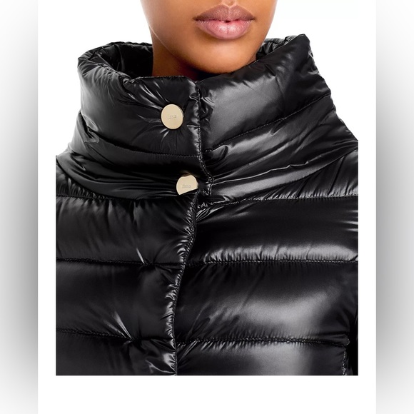 HERNO Amelia Stand Collar Down Coat - Picture 9 of 13